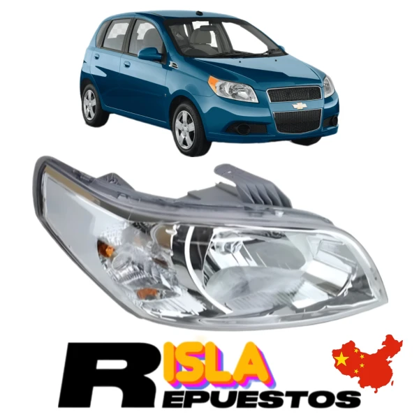 Optico Derecho Para Chevrolet Aveo 2009 2016 1.4